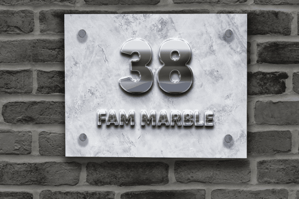 Marble Naambordje 014