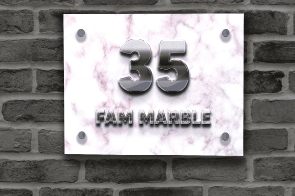 Marble Naambordje 035
