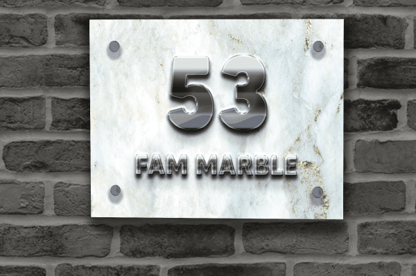 Marble Naambordje 053