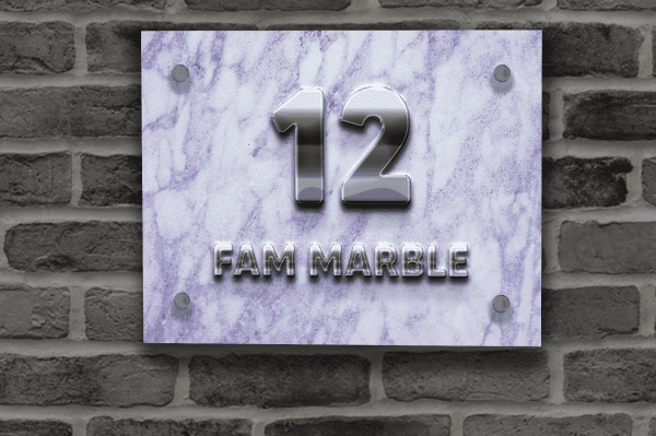 Marble Naambordje 058