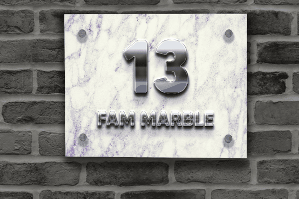 Marble Naambordje 062