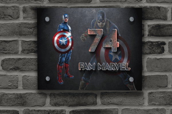 Captain America Naambordje 8