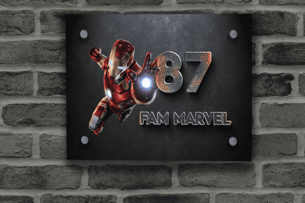 Iron Man Naambordje 2