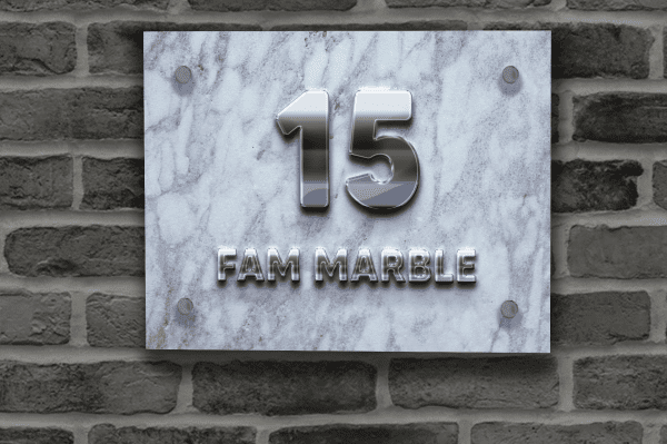 Marble Naambordje 064