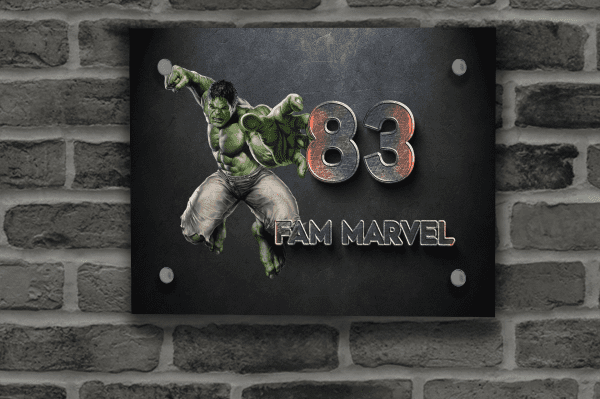 Hulk Naambordje 3
