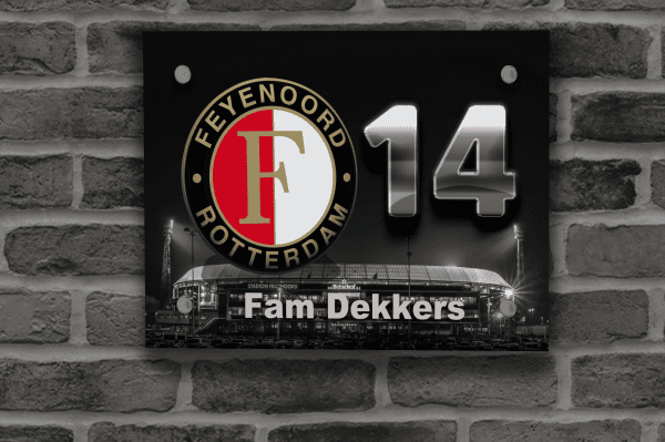 Feyenoord Naambordje 3