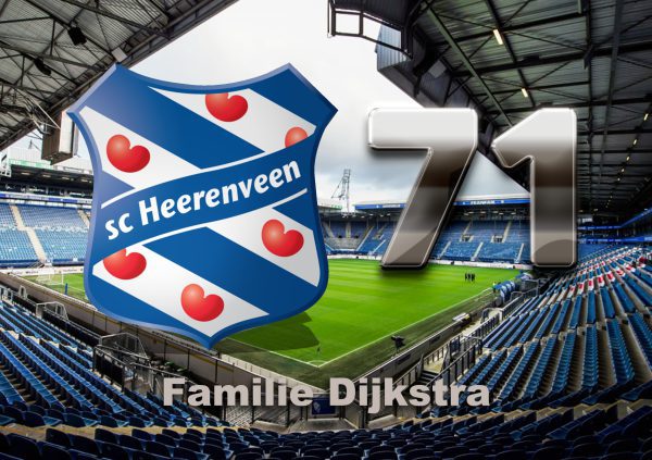 sc Heerenveen Naambordje 3