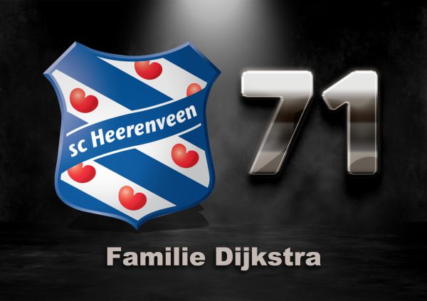 sc Heerenveen Naambordje 5