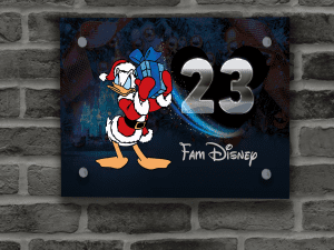 Disney Kerst Naambordje 15