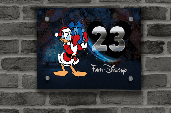 Disney Kerst Naambordje 15