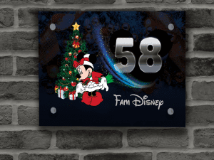 Disney Kerst Naambordje 51