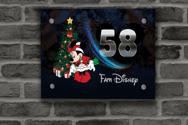 Disney Kerst Naambordje 51