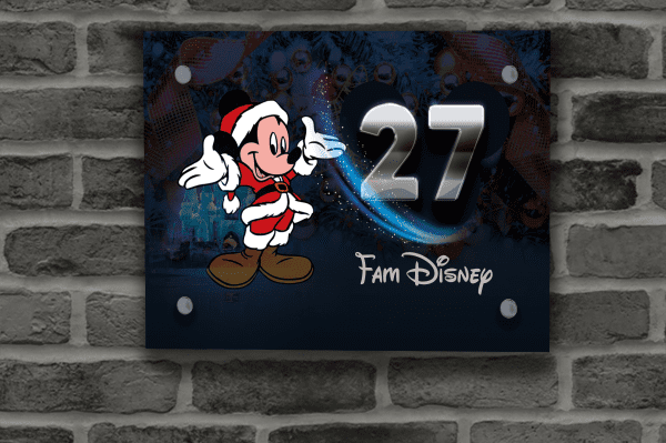 Disney Kerst Naambordje 19