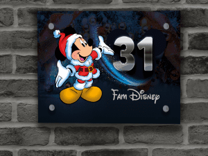 Disney Kerst Naambordje 23