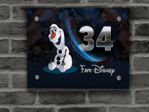 Disney Kerst Naambordje 26