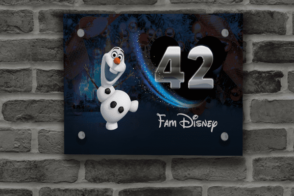 Disney Kerst Naambordje 34