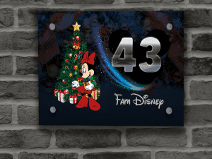 Disney Kerst Naambordje 35