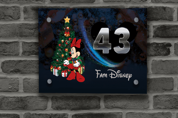 Disney Kerst Naambordje 35