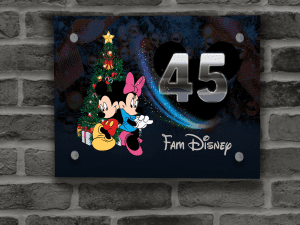 Disney Kerst Naambordje 37