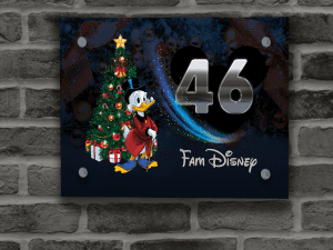 Disney Kerst Naambordje 38