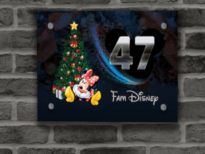 Disney Kerst Naambordje 39