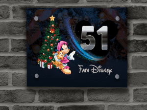 Disney Kerst Naambordje 42