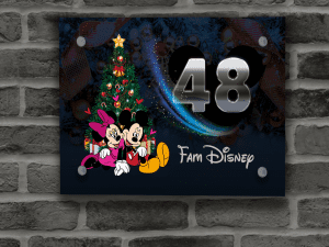 Disney Kerst Naambordje 43