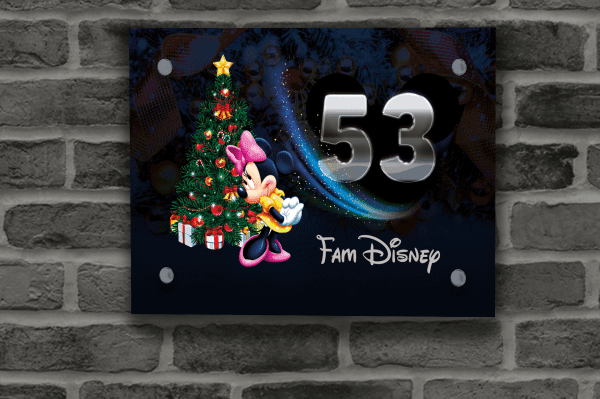 Disney Kerst Naambordje 46