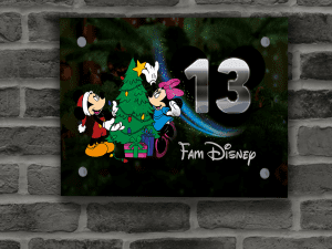 Disney Kerst Naambordje 3