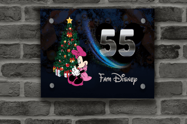 Disney Kerst Naambordje 48