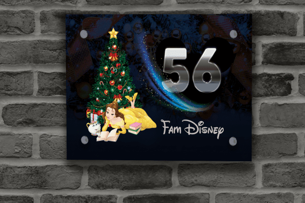 Disney Kerst Naambordje 49