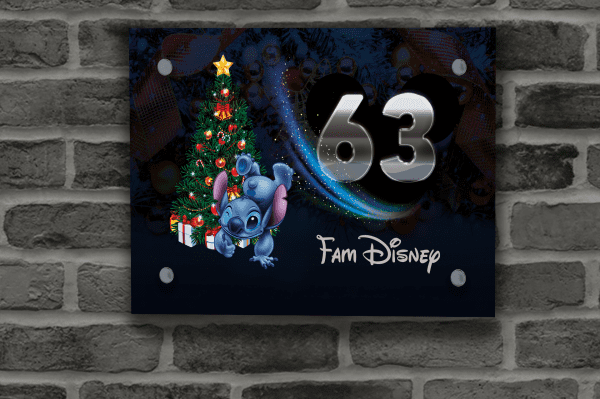 Disney Kerst Naambordje 56