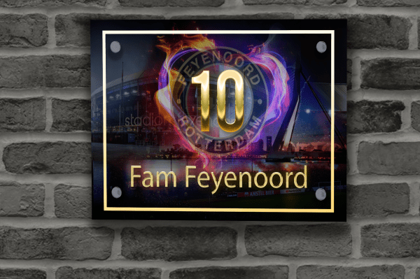 Feyenoord Naambordje 7