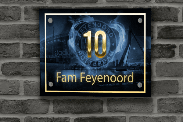 Feyenoord Naambordje 8