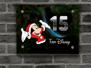 Disney Kerst Naambordje 6