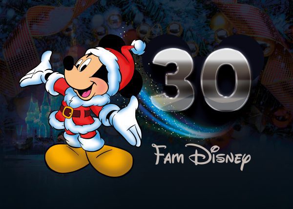 Disney Kerst Naambordje 22