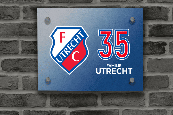 FC Utrecht Naambordje 1