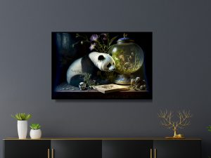 Panda With Book