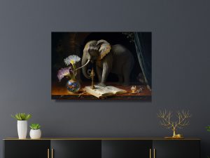 Elephant with Book