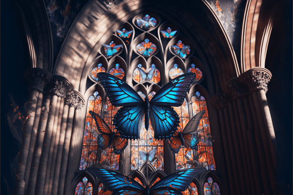 Butterfly in Church 1