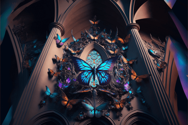 Butterfly in Church 2