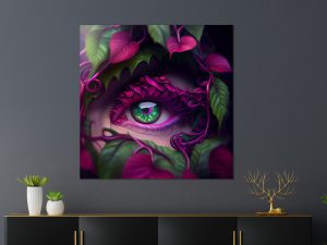 Eye With Flowers 2