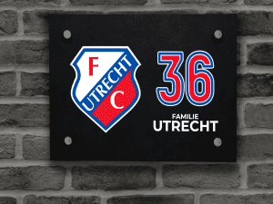 FC Utrecht Naambordje 2
